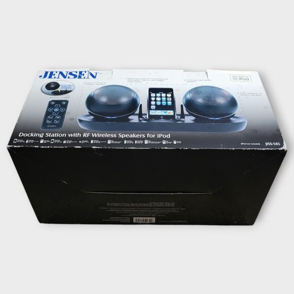 Jensen Universal Docking Station with RF Wireless Speakers for iPod Jiss-585 - Picture 8 of 9